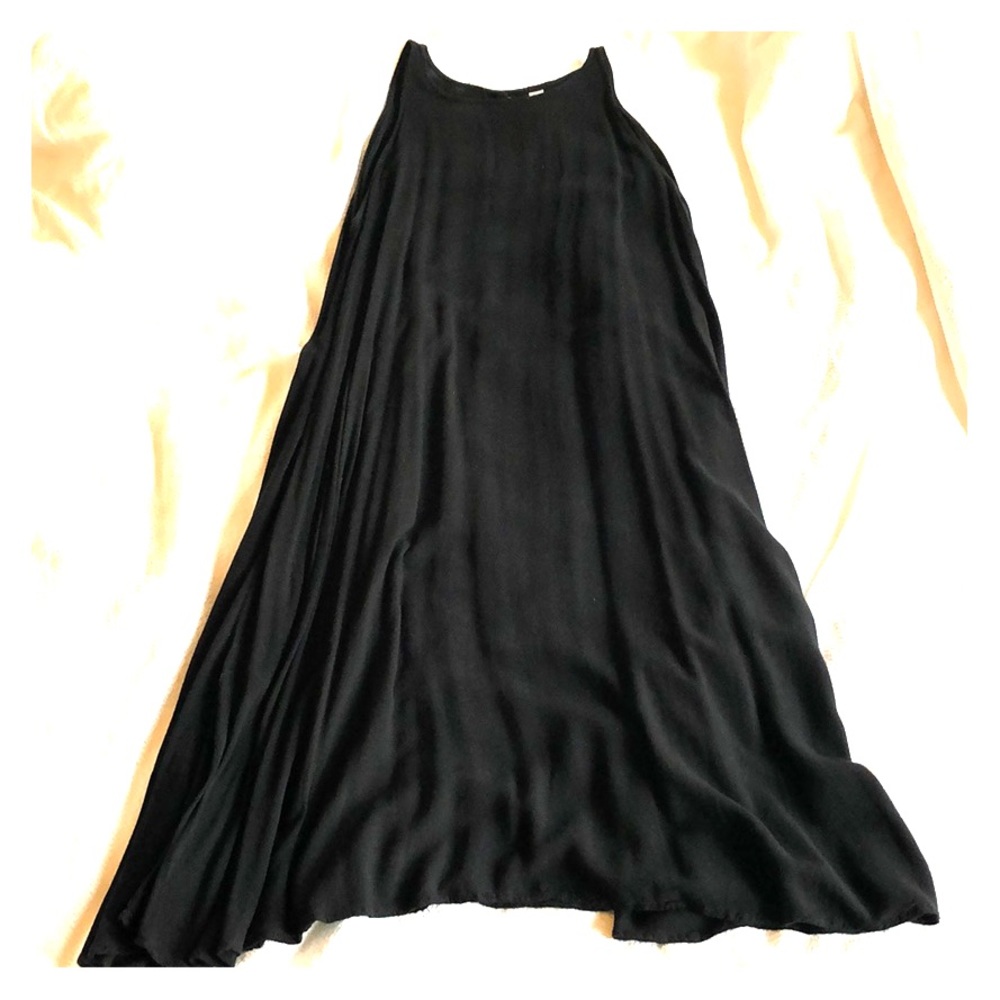 American Apparel Black Jersey Maxi Dress OS